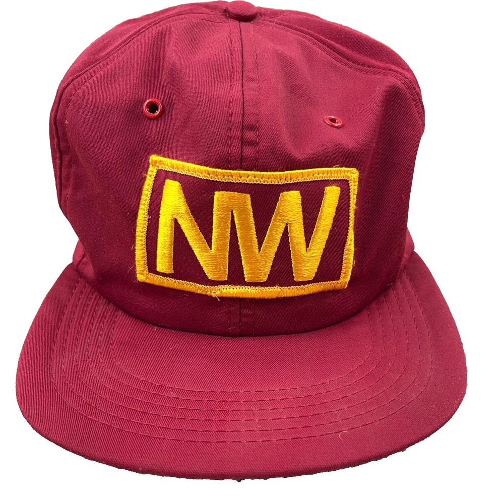 Vintage Norfolk Western Trucker Hat Cap N&W Railroad Railway 80s USA Patch VV30